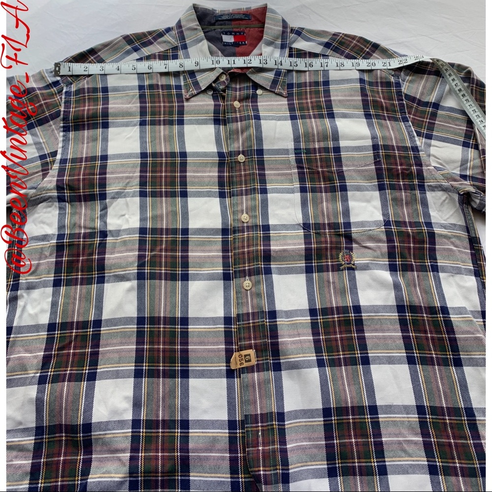 Vintage Tommy Hilfiger Plaid Button up